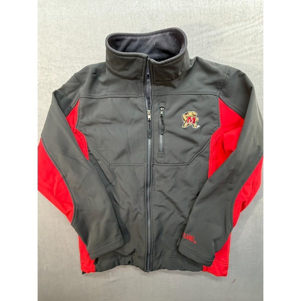 Campus Heritage NCAA Maryland Terrapins Zip Up Jacket Small Gray